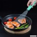 Fish Spatula Stainless Steel | Multipurpose Flexible Slotted Spatula with Non-Slip Silicone Handle for Turning Frying and Grilling + Transferring – eggs meat fish and pancakes + Vegetable Peeler - B073RDJ7M4